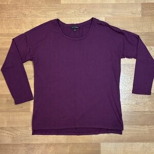 Banana Republic Plum Long Sleeve Top